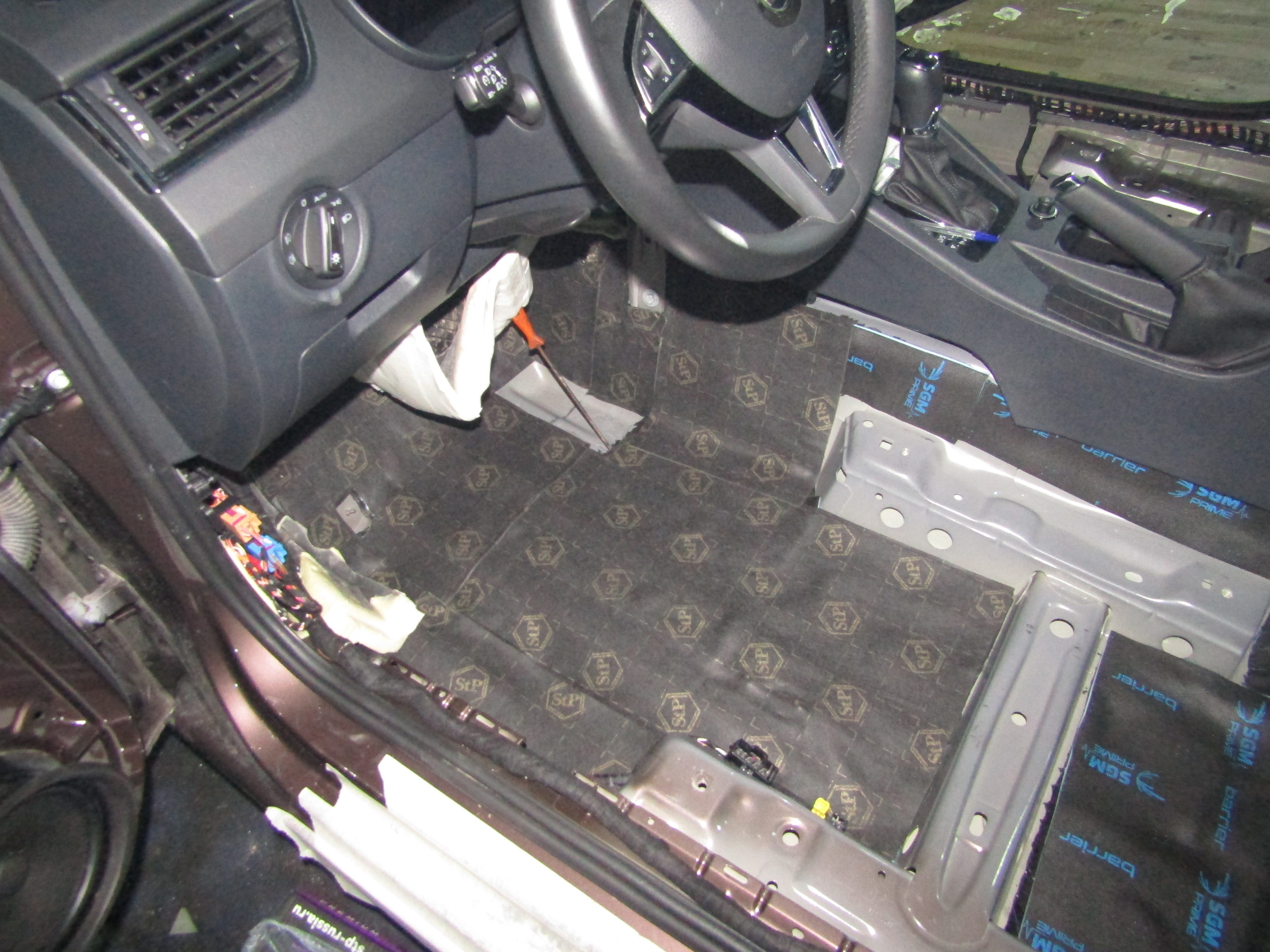 Шумоизоляция Skoda Octavia A7 Restail