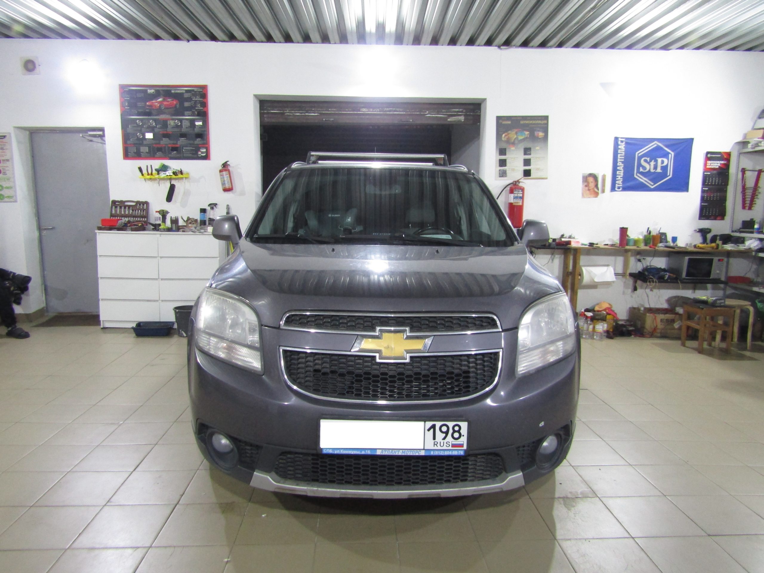 Шумоизоляция Chevrolet Orlando Stop Shum