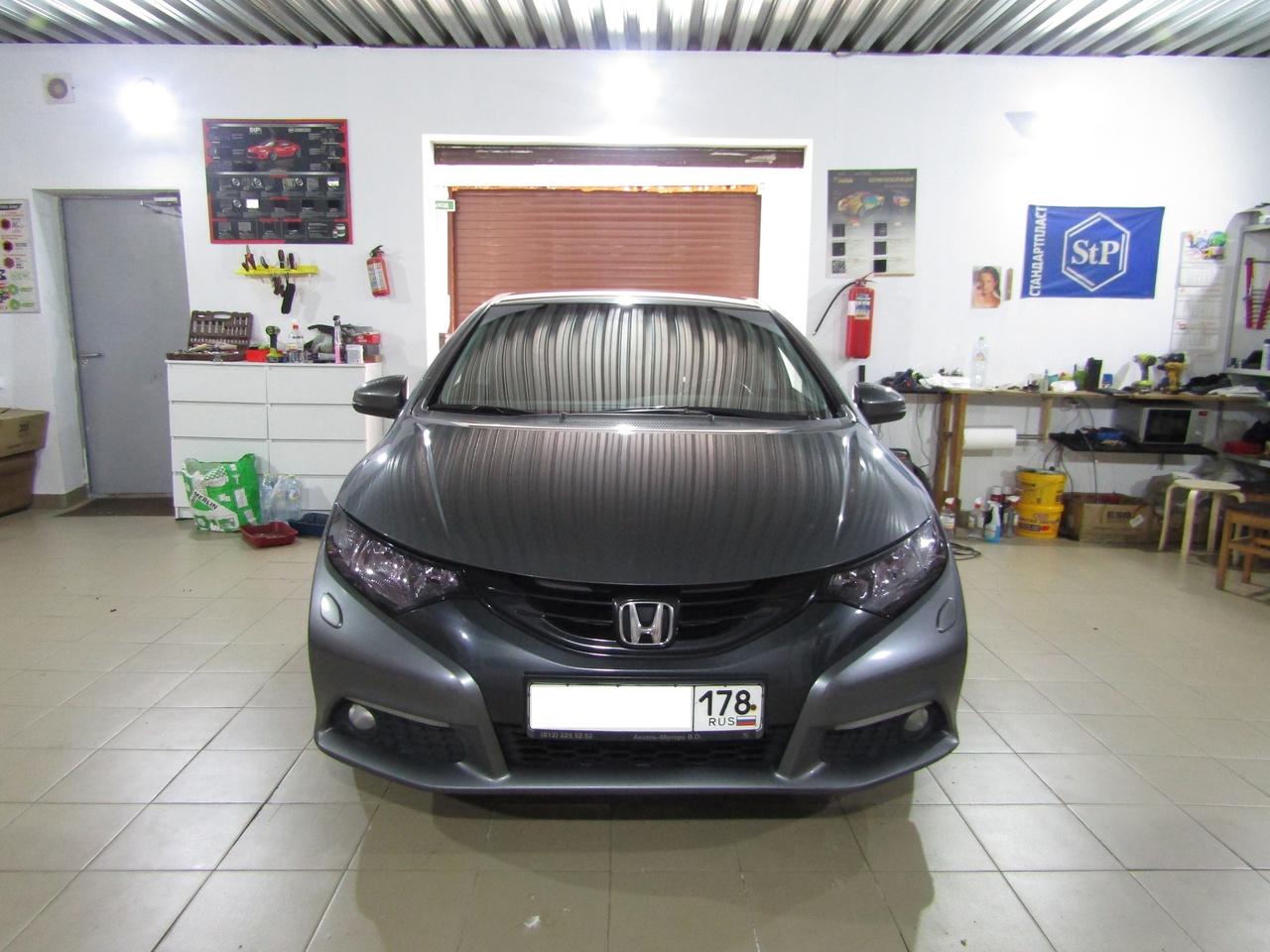 Шумоизоляция Honda Civic 9 Stop Shum