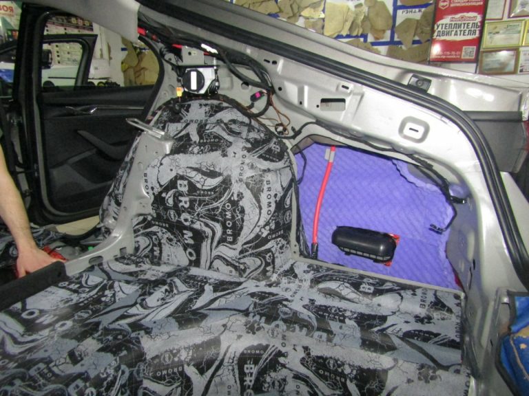 Шумоизоляция Skoda Octavia A8 Pro Stop Shum