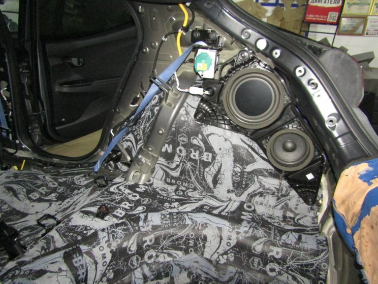 Шумоизоляция Hyundai Veloster Stop Shum