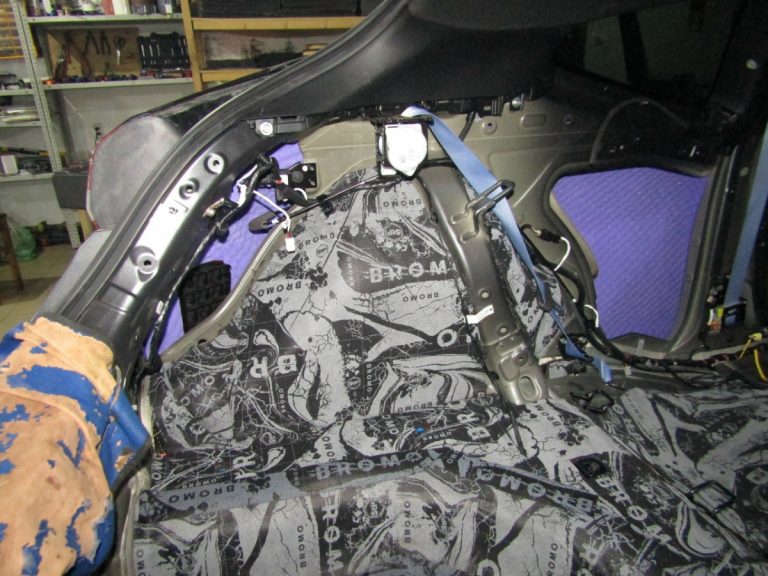 Шумоизоляция Hyundai Veloster Stop Shum