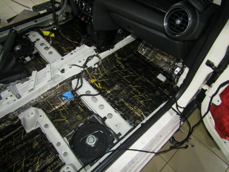 Шумоизоляция Mini Cooper S ClubMan Stop Shum
