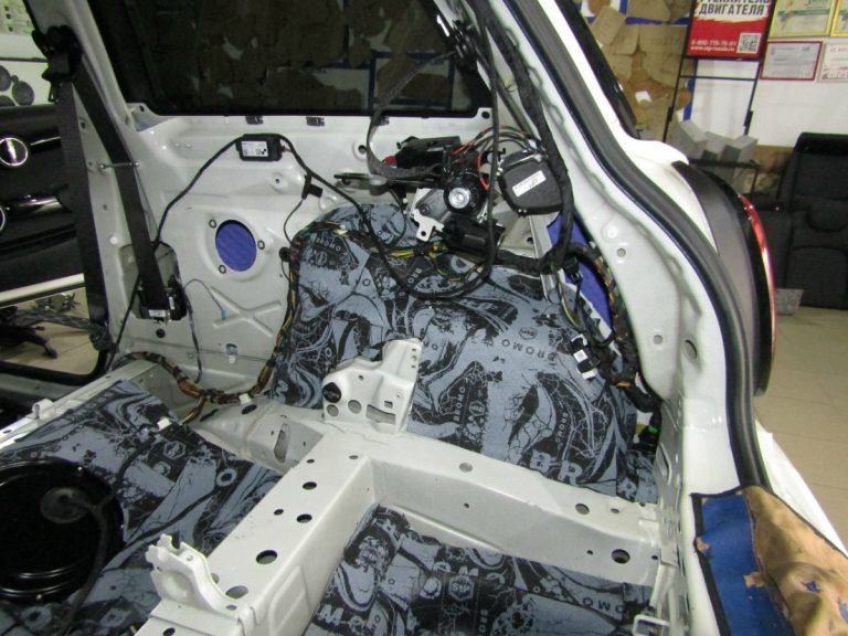 Шумоизоляция Mini Cooper S ClubMan Stop Shum