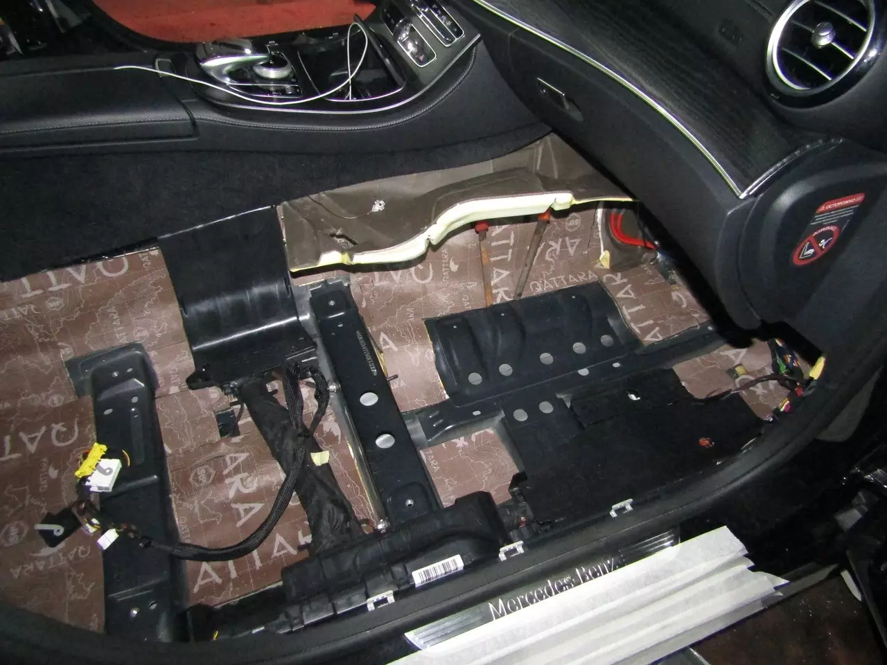 Шумоизоляция Mercedes Benz W213 StopShum
