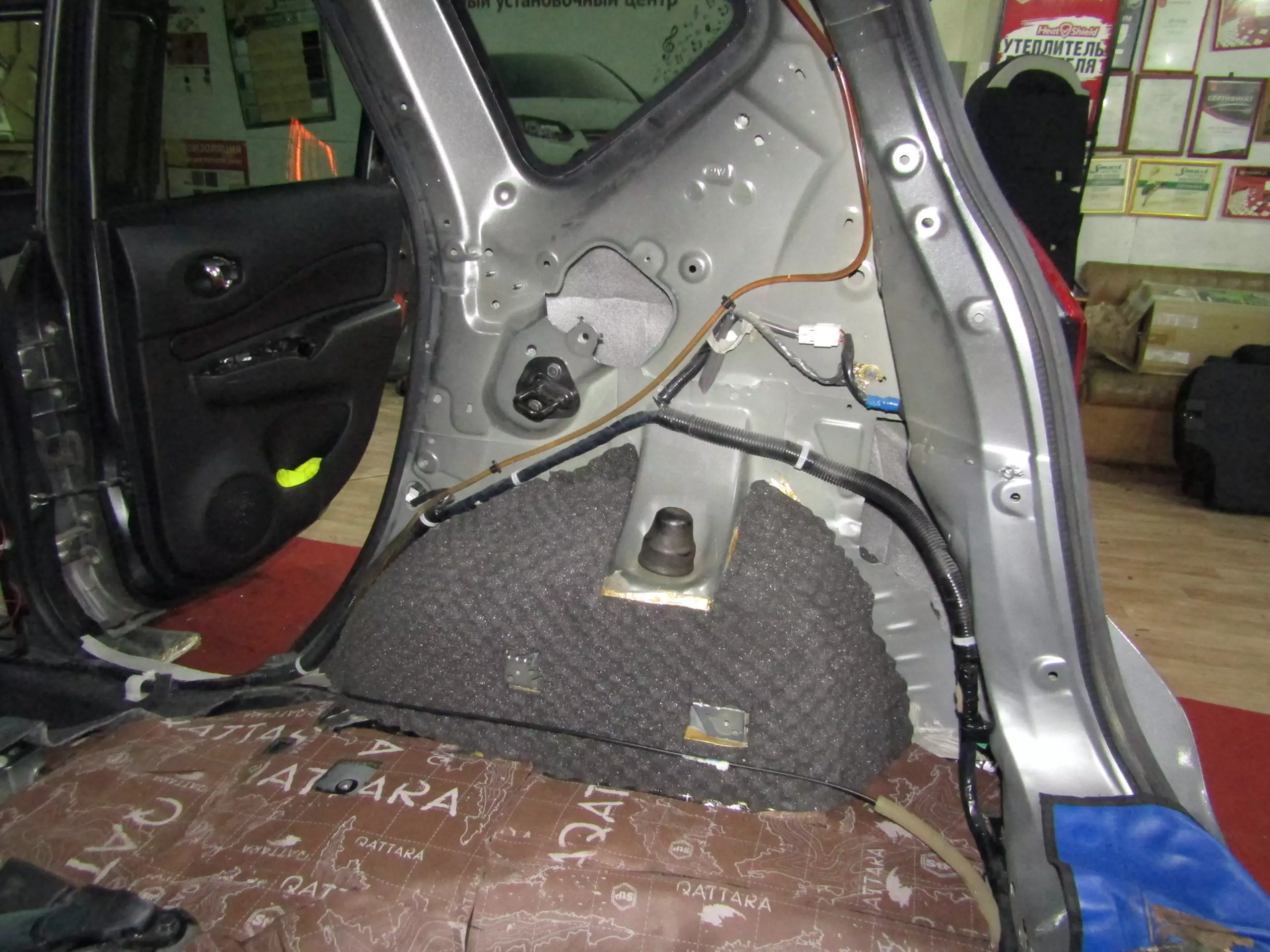 Шумоизоляция nissan note Stopshum