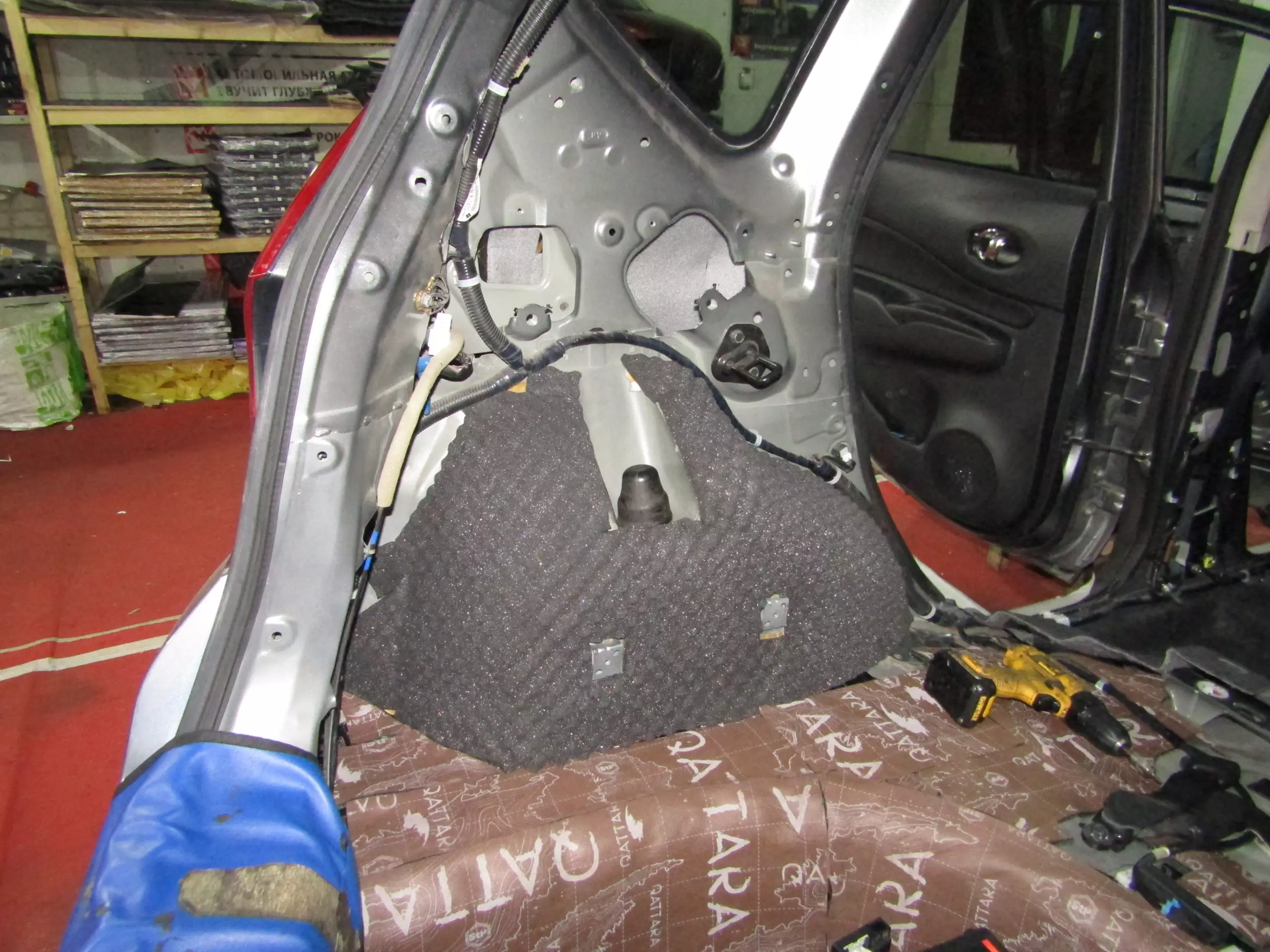 Шумоизоляция nissan note Stopshum