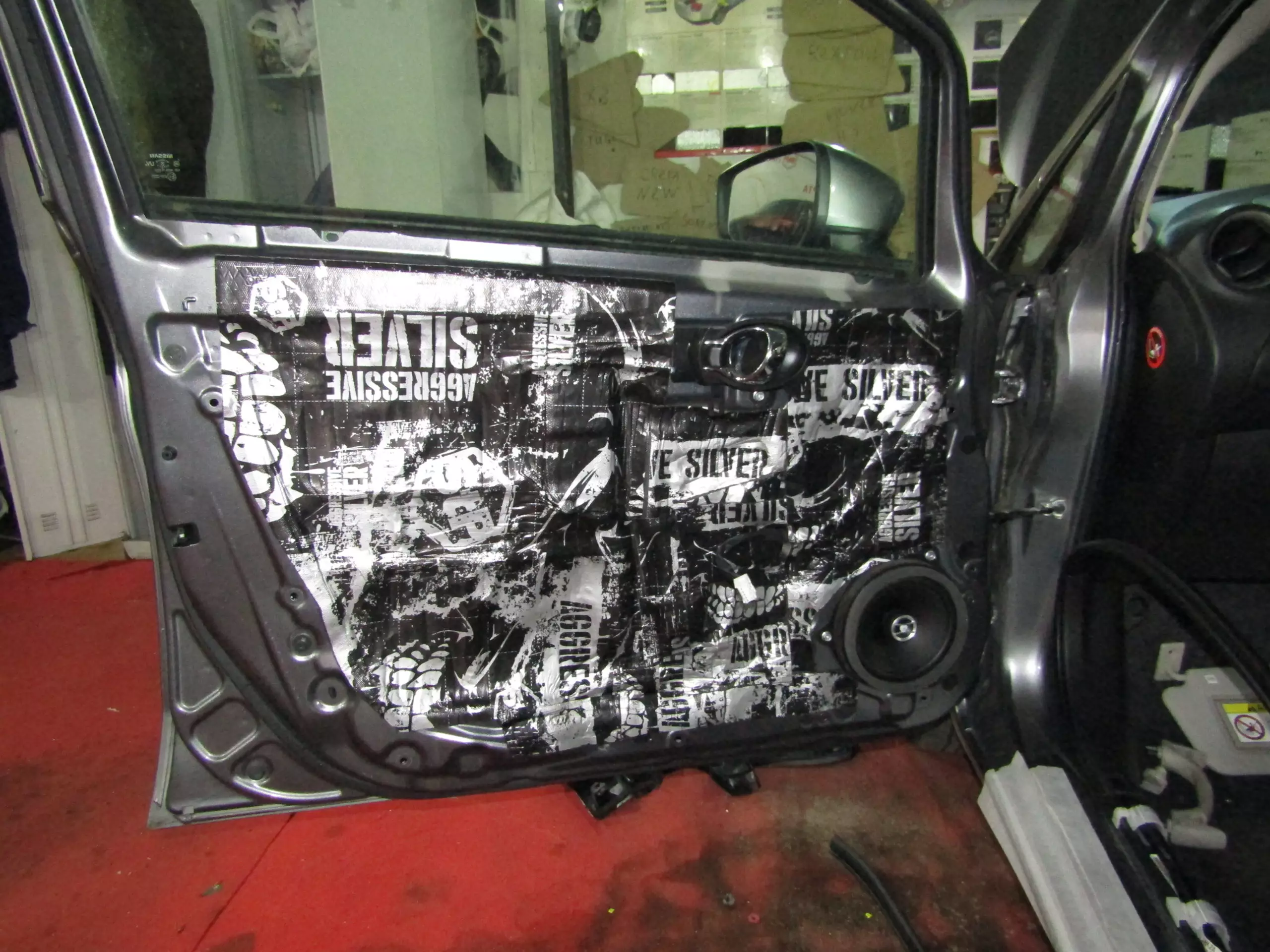 Шумоизоляция nissan note Stopshum